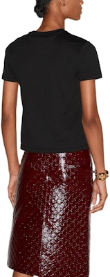 (Women) GUCCI Black Crystal Logo Embellished Crew Neck T-Shirt SS24 787299-XJGME-1043 Shop (Women) GUCCI Black Crystal Logo Embellished Crew Neck T-Shirt SS24 787299-XJGME-1043