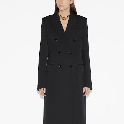 (W) GUCCI 黑色雙排扣長袖中長大衣 781320-ZAQ1G-1038 Details for (W) GUCCI 黑色雙排扣長袖中長大衣 781320-ZAQ1G-1038