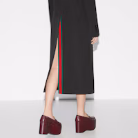Sizing (Women) GUCCI Black Double-Breasted Long Sleeve Mid-Length Coat 781320-ZAQ1G-1038