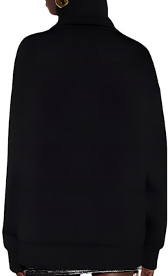 (Women) GUCCI Black Embroidered Long-Sleeve Sweatshirt with Dropped Shoulders. 794640-XJGSK-1043 Sizing (Women) GUCCI Black Embroidered Long-Sleeve Sweatshirt with Dropped Shoulders. 794640-XJGSK-1043