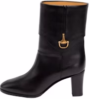 (Women) Gucci 'Black Fashion Chunky Heel Ankle Boot' 718363-AFE00-1000 (Women) Gucci 'Black Fashion Chunky Heel Ankle Boot' 718363-AFE00-1000