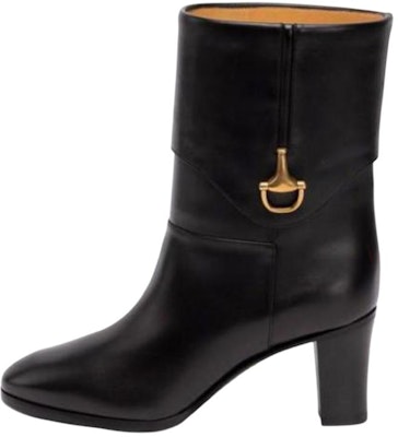 (Women) Gucci 'Black Fashion Chunky Heel Ankle Boot' 718363-AFE00-1000 Buy (Women) Gucci 'Black Fashion Chunky Heel Ankle Boot' 718363-AFE00-1000