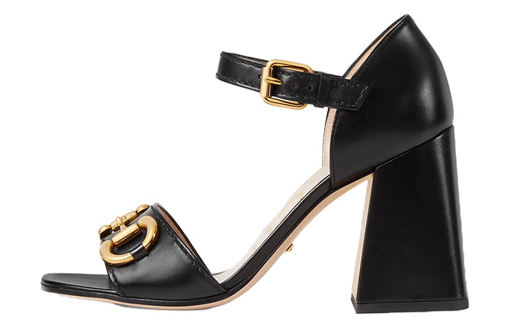 (Women) Gucci 'Black Horsebit High Heel' 655411-BKO00-1000