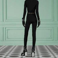 Shop (Women) GUCCI Black Logo Slim Fit Leggings FW22 Edition. 715518-XJETV-1189