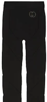 Sizing (Women) GUCCI Black Logo Slim Fit Leggings FW22 Edition. 715518-XJETV-1189