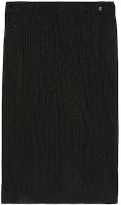 (W) グッチ ブラック ミッドウエスト ニット エラスティック カジュアル スカート 764631-XKDP8-1000 Buy (W) グッチ ブラック ミッドウエスト ニット エラスティック カジュアル スカート 764631-XKDP8-1000
