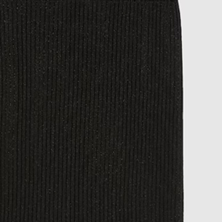 (Women) GUCCI  Black Mid-Waist Knit Elastic Casual Skirt. 764631-XKDP8-1000 圖 7