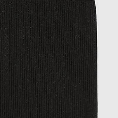 (W) グッチ ブラック ミッドウエスト ニット エラスティック カジュアル スカート 764631-XKDP8-1000 Sizing (W) グッチ ブラック ミッドウエスト ニット エラスティック カジュアル スカート 764631-XKDP8-1000