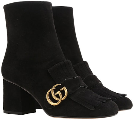 (Women) Gucci 'Black Pointed-Toe Ankle Boots with Height Increase and Warmth' 408210-C2000-1000 Lookbook (Women) Gucci 'Black Pointed-Toe Ankle Boots with Height Increase and Warmth' 408210-C2000-1000