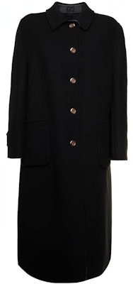 (W) 구찌 블랙 싱글브레스트 솔리드 양면 캐주얼 코트. 695094-ZAIYP-1189 Order (W) 구찌 블랙 싱글브레스트 솔리드 양면 캐주얼 코트. 695094-ZAIYP-1189