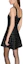 Details for (W) GUCCI Hitam Tanpa Lengan Plaid Jacquard Flared Slip Dress FW24 812132-XKEDI-1138