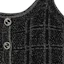 Cheap (W) GUCCI Hitam Tanpa Lengan Plaid Jacquard Flared Slip Dress FW24 812132-XKEDI-1138