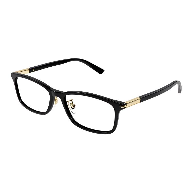 (Women) GUCCI  Black Square Optical Glasses with Logo Temple. GG1506OJ001