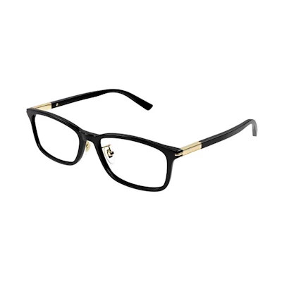 (Women) GUCCI Black Square Optical Glasses with Logo Temple. GG1506OJ001