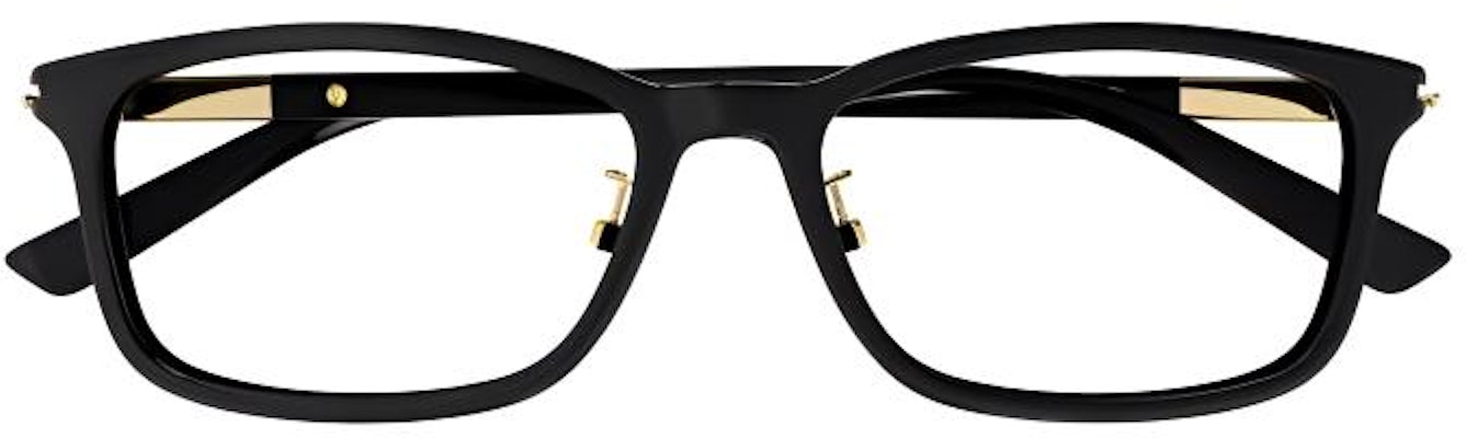 (W) GUCCI 黑色方形眼镜框带标志镜腿光学眼镜 GG1506OJ001 Shop (W) GUCCI 黑色方形眼镜框带标志镜腿光学眼镜 GG1506OJ001