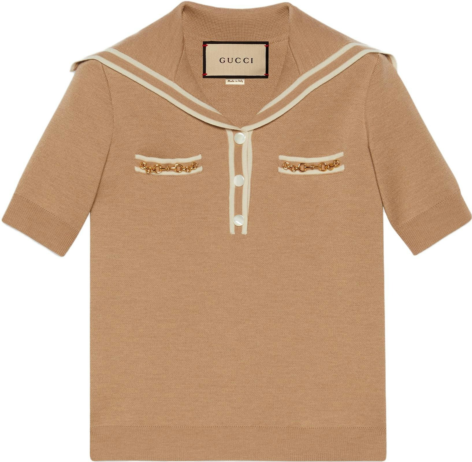 women-gucci-brown-knit-short-sleeve-polo-shirt-with-striped-trim-649844-xkbnz-2445