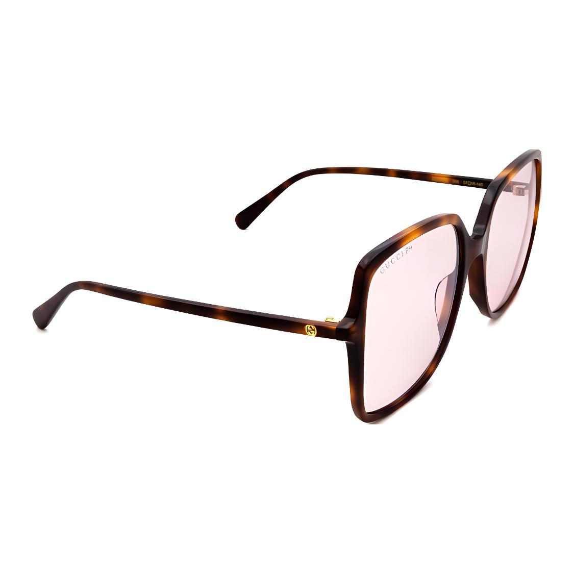 Lookbook (W) GUCCI 經典棕色方框光學眼鏡框架 GG0544S-006 57