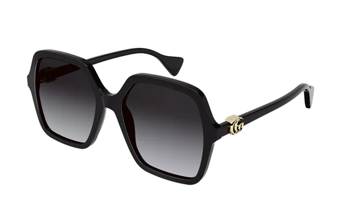 (Women) GUCCI  Classic Square Frame Fashion Sunglasses - Acetate Material GG1072SA-001 圖 2