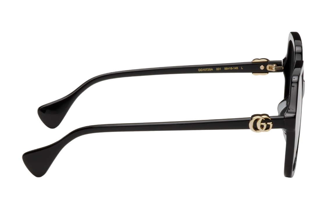 (Women) GUCCI  Classic Square Frame Fashion Sunglasses - Acetate Material GG1072SA-001 圖 4