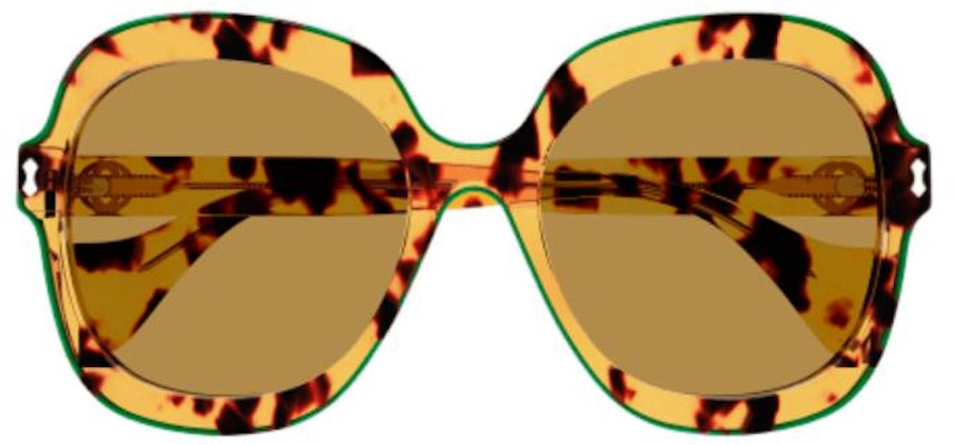 (W) GUCCI 时尚棕色蝴蝶太阳镜 GG1240S003 Lookbook (W) GUCCI 时尚棕色蝴蝶太阳镜 GG1240S003