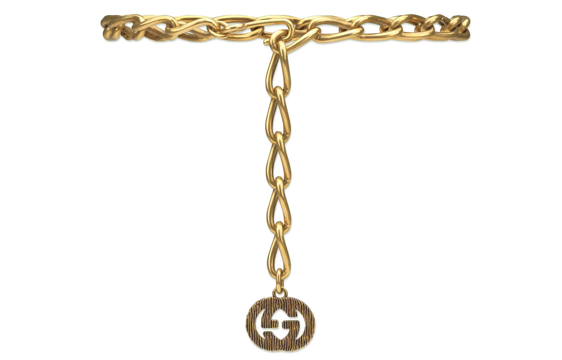 Order (W) GUCCI 時尚潮流金屬腰帶鏈條 699955J16008953