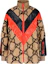 Buy (W) GUCCI 花卉圖案Logo拉鍊立領夾克外套. 716385-XJEU6-2099