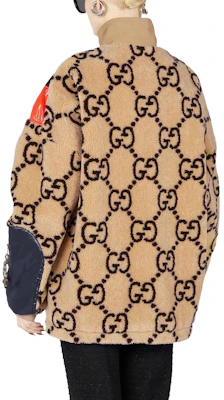 (W) GUCCI 花卉圖案Logo拉鍊立領夾克外套. 716385-XJEU6-2099 Shop (W) GUCCI 花卉圖案Logo拉鍊立領夾克外套. 716385-XJEU6-2099