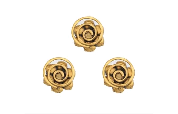 Lookbook (W) GUCCI  金屬飾釘花卉圖案耳環 多色款 753870I47788489