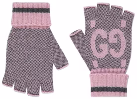 (Women) GUCCI GG Logo Cashmere Knit Gloves. 726586-3G344-1272 (Women) GUCCI GG Logo Cashmere Knit Gloves. 726586-3G344-1272