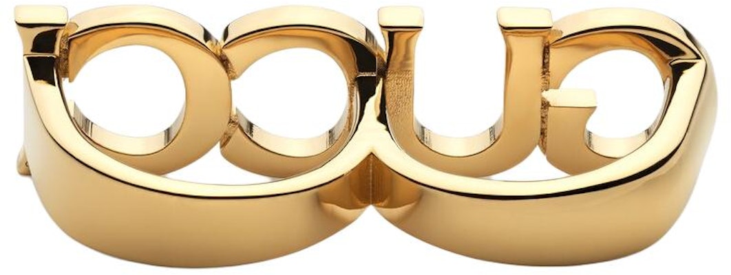 (W) GUCCI Cincin Emas Multi-Ring Metallic Desain Huruf Berongga 789202I46008005 Shop (W) GUCCI Cincin Emas Multi-Ring Metallic Desain Huruf Berongga 789202I46008005