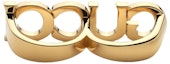 Shop (W) GUCCI Cincin Emas Multi-Ring Metallic Desain Huruf Berongga 789202I46008005