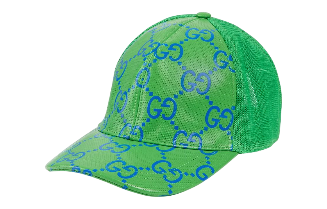 Order (W) GUCCI 綠色純棉休閒時尚棒球帽 728853-4HAWH-8669