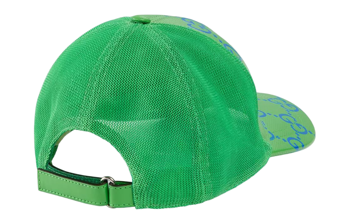 Shop (W) GUCCI 綠色純棉休閒時尚棒球帽 728853-4HAWH-8669