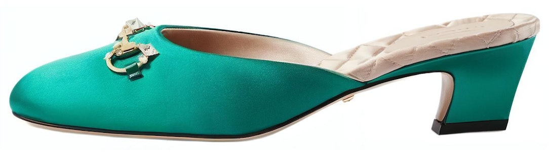 (W) 구찌 그린 새틴 슬라이드 (Gucci Green Satin Slide) 757748-KND90-3776 Buy (W) 구찌 그린 새틴 슬라이드 (Gucci Green Satin Slide) 757748-KND90-3776