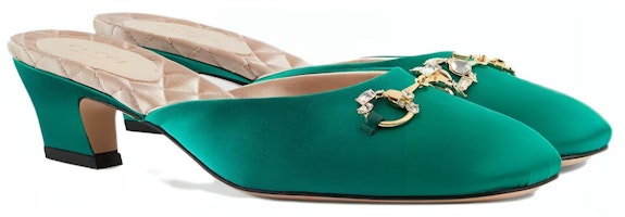 (W) 구찌 그린 새틴 슬라이드 (Gucci Green Satin Slide) 757748-KND90-3776 Lookbook (W) 구찌 그린 새틴 슬라이드 (Gucci Green Satin Slide) 757748-KND90-3776