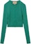 Buy (Women) GUCCI Green Slim-Fit Buttoned Long-Sleeve Knit Cardigan 782109-XKDWD-3180