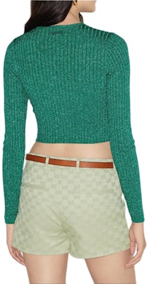 (Women) GUCCI Green Slim-Fit Buttoned Long-Sleeve Knit Cardigan 782109-XKDWD-3180 Shop (Women) GUCCI Green Slim-Fit Buttoned Long-Sleeve Knit Cardigan 782109-XKDWD-3180