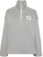 Buy (W) グッチ グレー 無地 ジップアップ フィット 長袖 スウェットシャツ 768120-XJF8A-1056