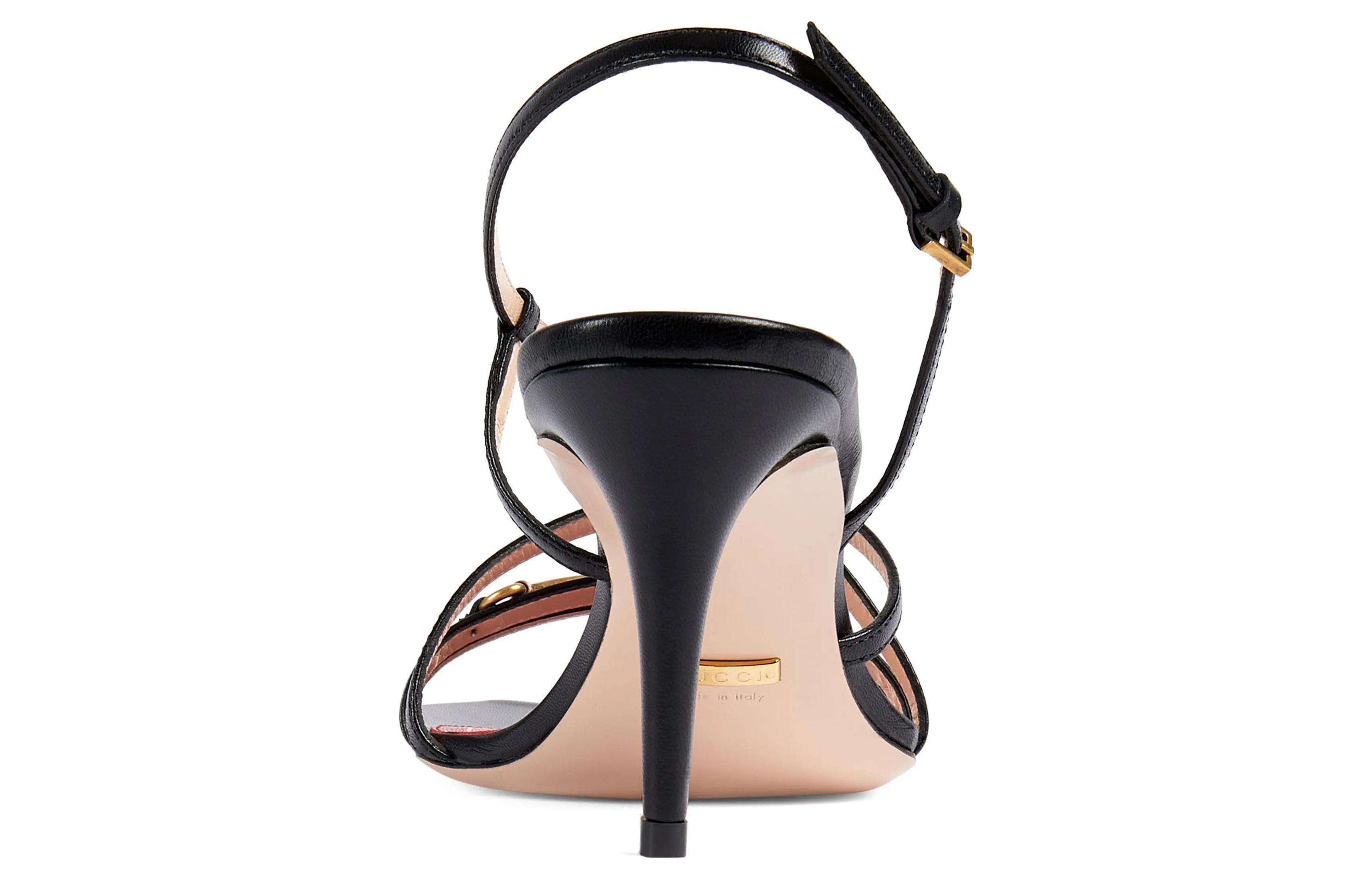 Details for (W) Gucci 'Horsebit Sandal Mode Hitam' 695214-C9D00-1000