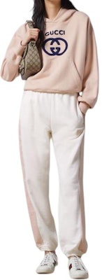 (W) グッチ ルーズフィットジョガーニットスウェットパンツ サイドポケット付き - オフホワイト 773746-XJF8U-9286 Lookbook (W) グッチ ルーズフィットジョガーニットスウェットパンツ サイドポケット付き - オフホワイト 773746-XJF8U-9286