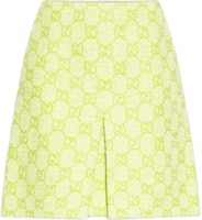 (Women) GUCCI Mid-Length Printed Zipper Casual Skirt Light Green 788955-ZAQH4-3439 (Women) GUCCI Mid-Length Printed Zipper Casual Skirt Light Green 788955-ZAQH4-3439