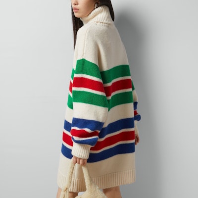 (W) GUCCI 多色條紋高領毛衣 764695-XKDQW-9275 Shop (W) GUCCI 多色條紋高領毛衣 764695-XKDQW-9275
