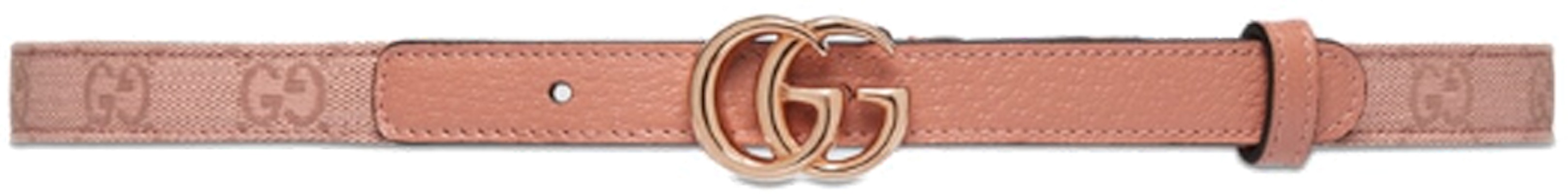 (Women) GUCCI Narrow Double G Pink Leather Belt 2CM Wide. 409417-FACC5-5748 Order (Women) GUCCI Narrow Double G Pink Leather Belt 2CM Wide. 409417-FACC5-5748