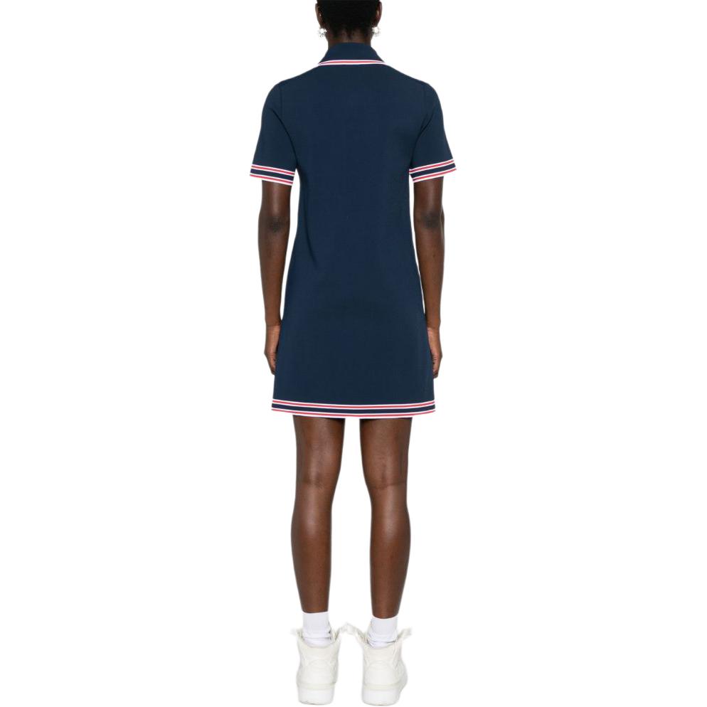 Shop (W) GUCCI 海軍藍 SS24 刺繡Logo短袖短洋裝 788864-XKD26-4915