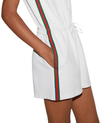 (W) 구찌 오프화이트 칼라 컬러블록 반팔 점프수트 789159-XJGK3-9799 Cheap (W) 구찌 오프화이트 칼라 컬러블록 반팔 점프수트 789159-XJGK3-9799