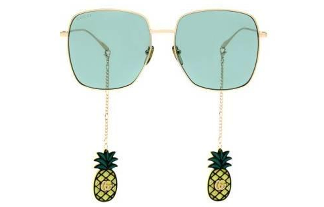 (Women) GUCCI  Oval Metal Logo Casual Sunglasses GG1031S008 圖 2