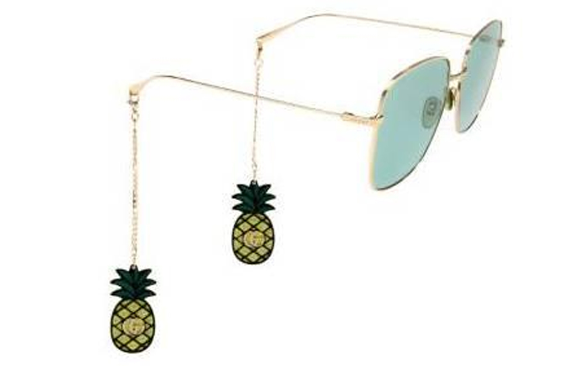 (Women) GUCCI  Oval Metal Logo Casual Sunglasses GG1031S008 圖 3