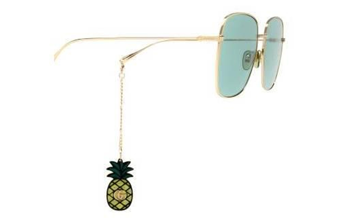 (Women) GUCCI  Oval Metal Logo Casual Sunglasses GG1031S008 圖 4