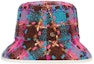 Shop (Women) GUCCI Pink Check Pattern Bucket Hat. 728469-3HAOE-8677