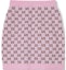Buy (W) GUCCI 粉色FW24緊身版Logo提花休閒迷你裙. 800365-XKD8R-5283